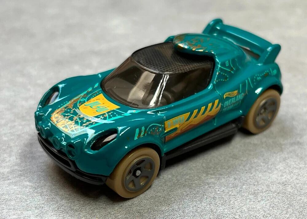 Hot Wheels Mystery Models Series Sealed Unopened Hi Beam Green #6 & Sticker